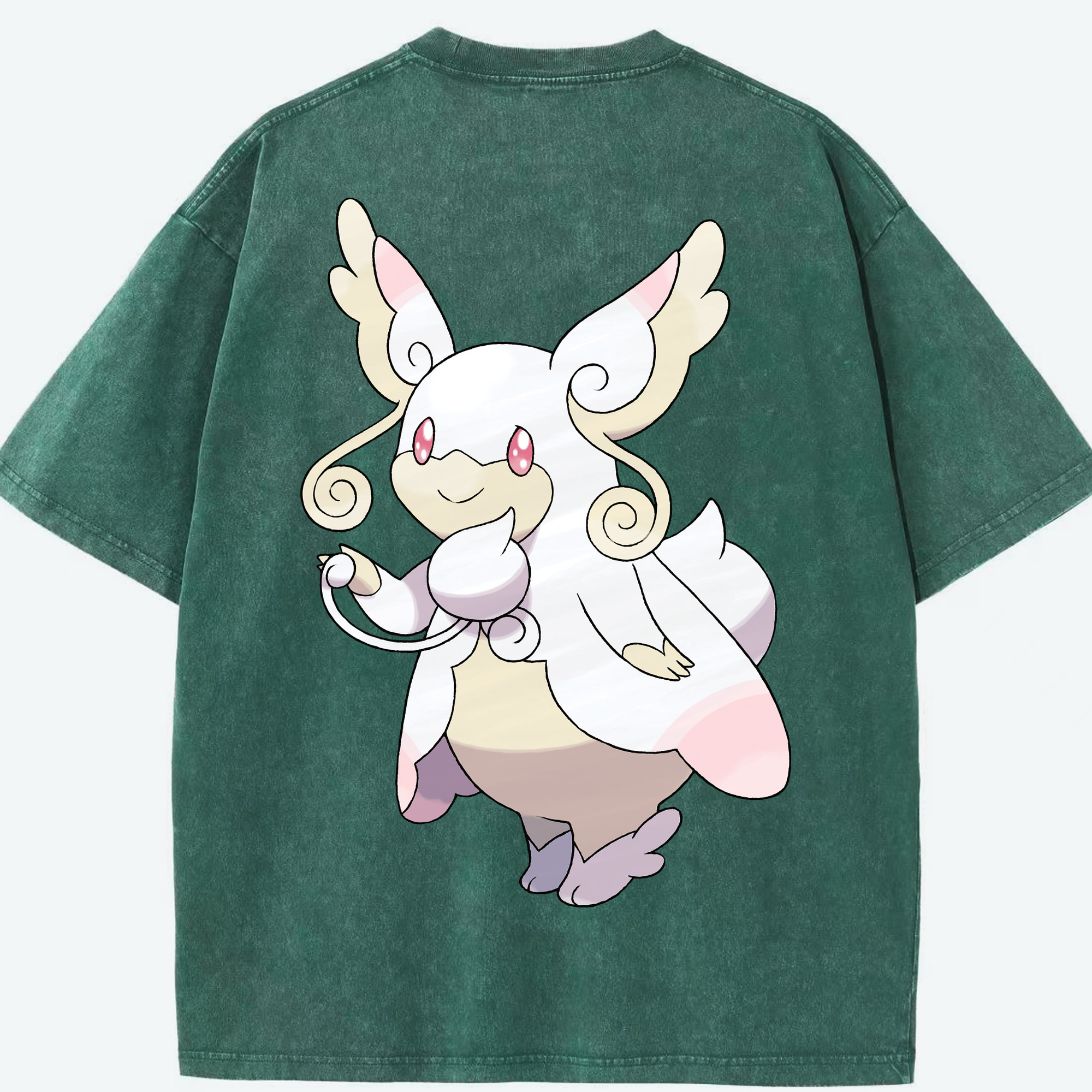 （画像用） ポケットモンスター Pokémon 綿100% ヴィンテージ風 半袖Tシャツ（背面プリント）